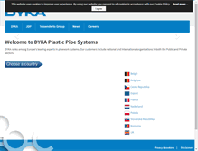 Tablet Screenshot of dyka.com