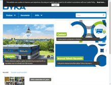 Tablet Screenshot of dyka.ro